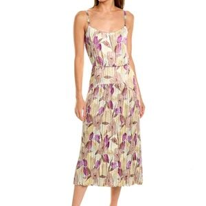 NWOT Vince Nouveau Magnolia Crushed Cami Dress